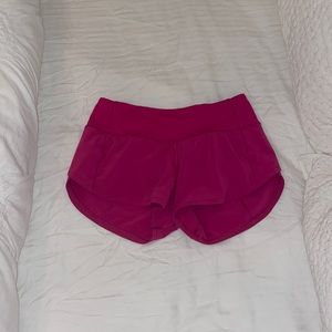 Lululemon Speed Up Shorts 2.5 Ripened Raspberry